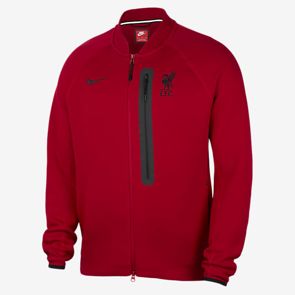 Nike zip up jacket red hot sale